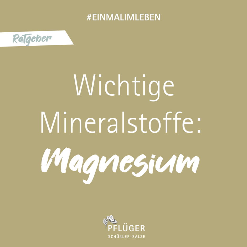 Wichtige Mineralstoffe: Magnesium